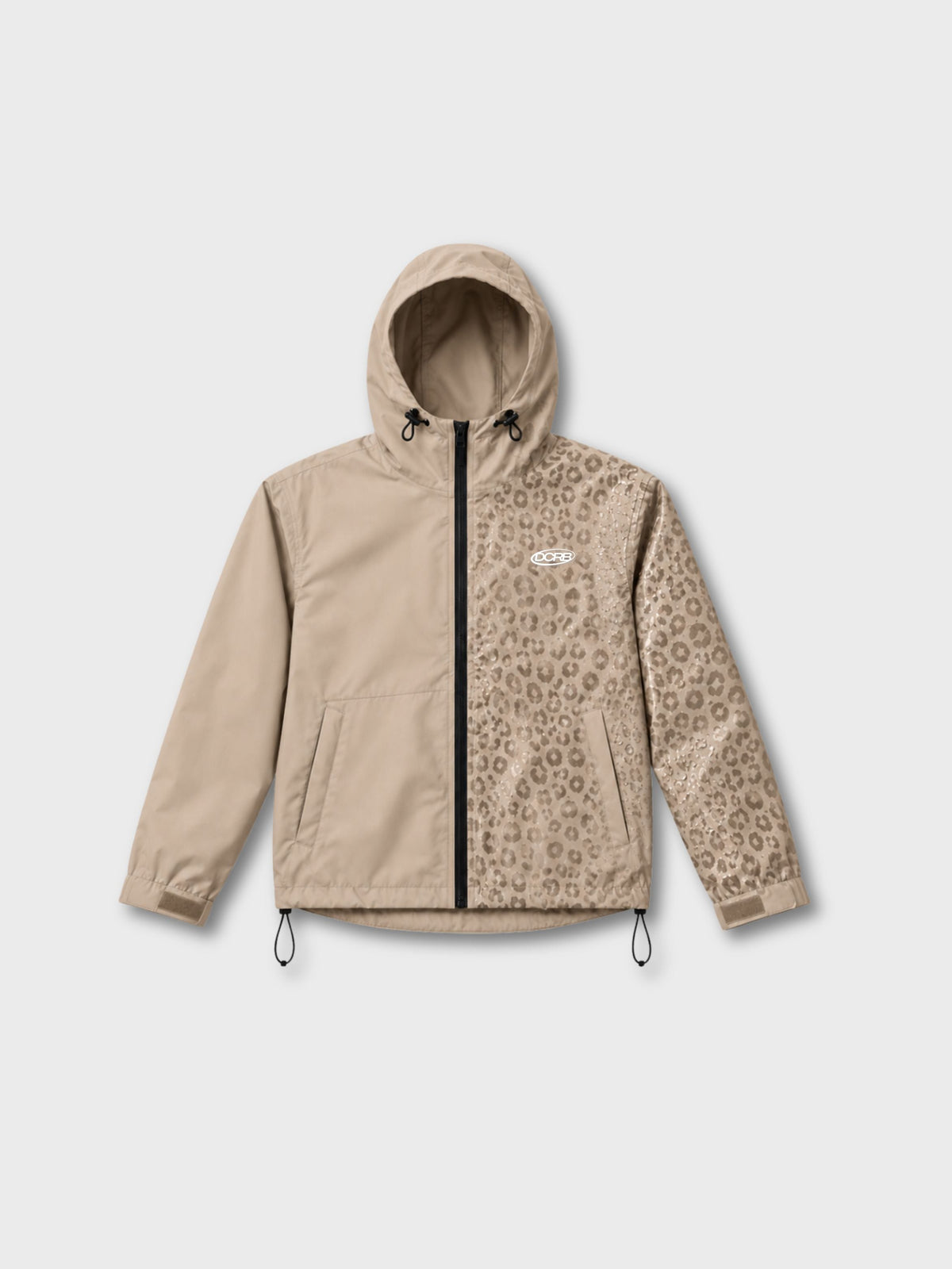 DCRB Blue Water Reactive Cheetah Rain Jacket