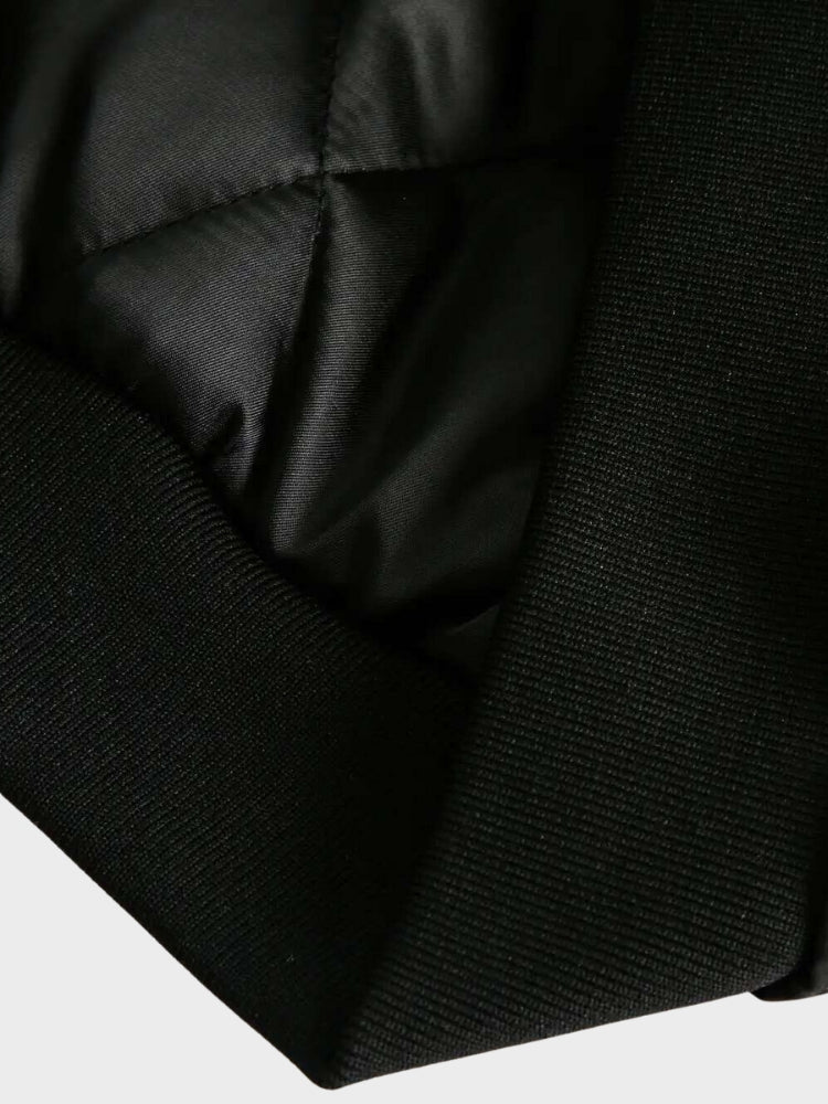 DCRB Boxy Fit Padded Coat with Fur Hoodie