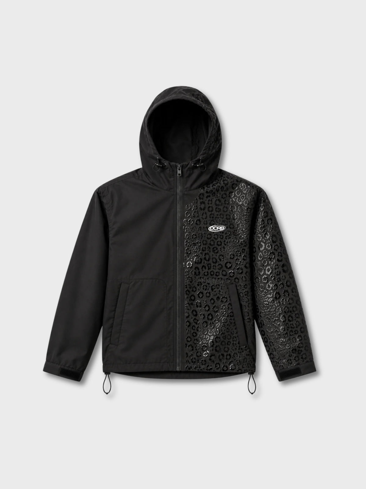 DCRB Black Water Reactive Cheetah Rain Jacket