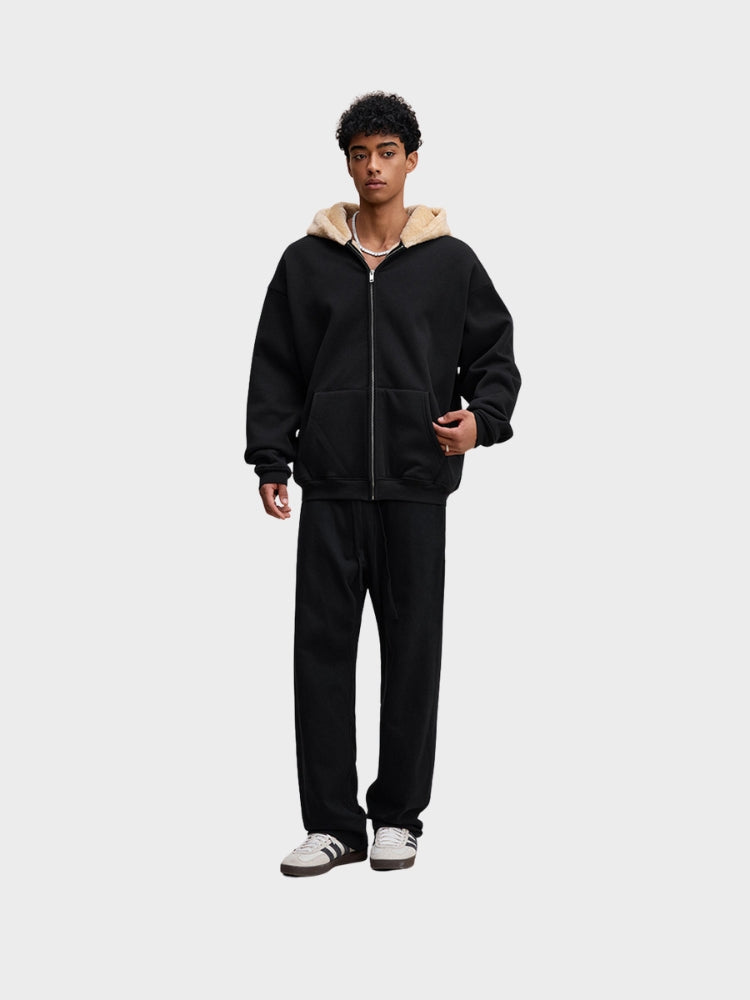 DCRB Zipper with Teddy Hoodie