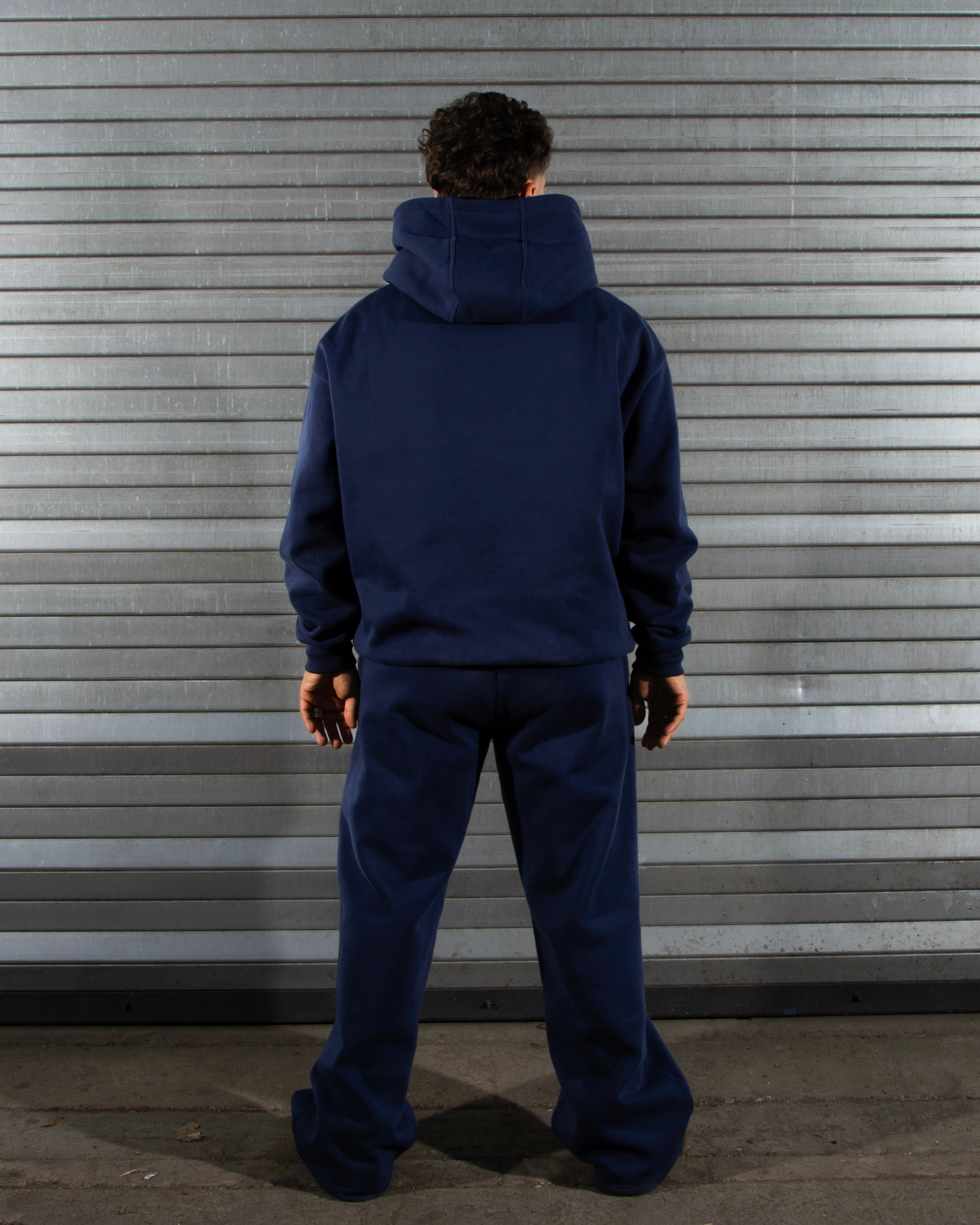 Navy Blue Tracksuit Set