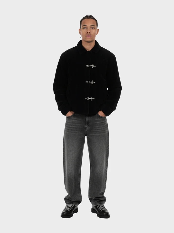 DCRB Retro Spliced Suide Jacket