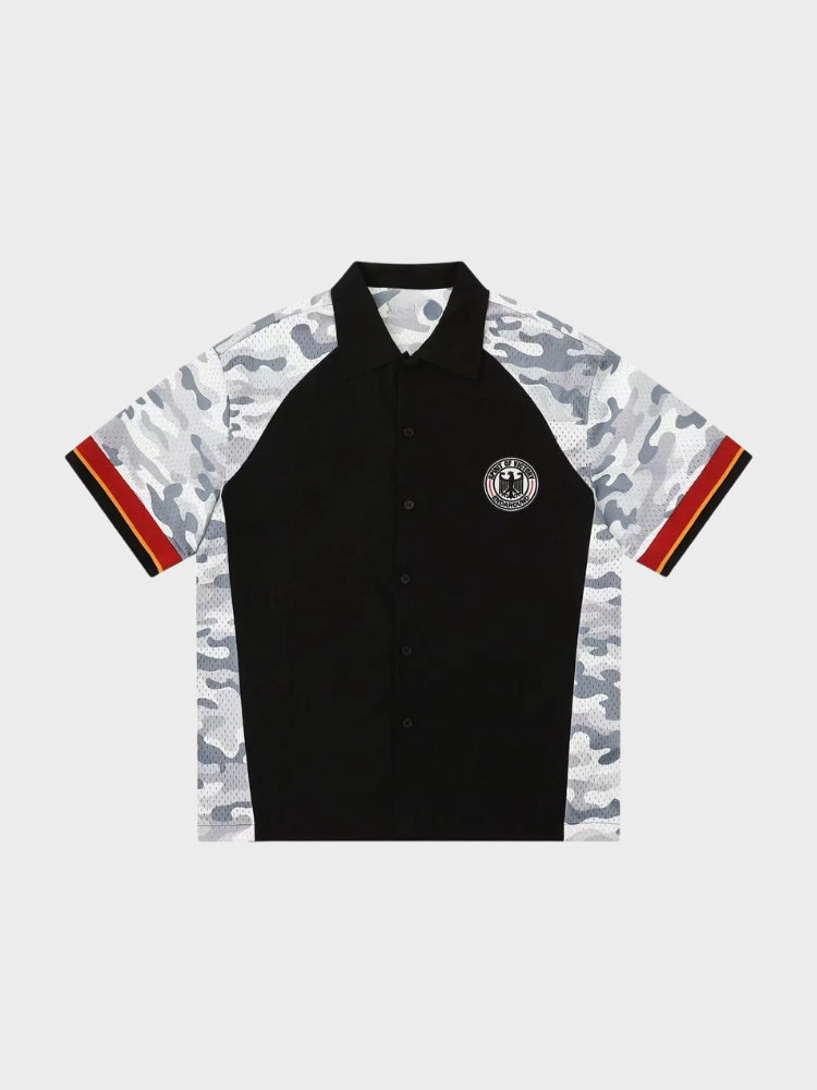 DCRB Camo Football Mesh Tee