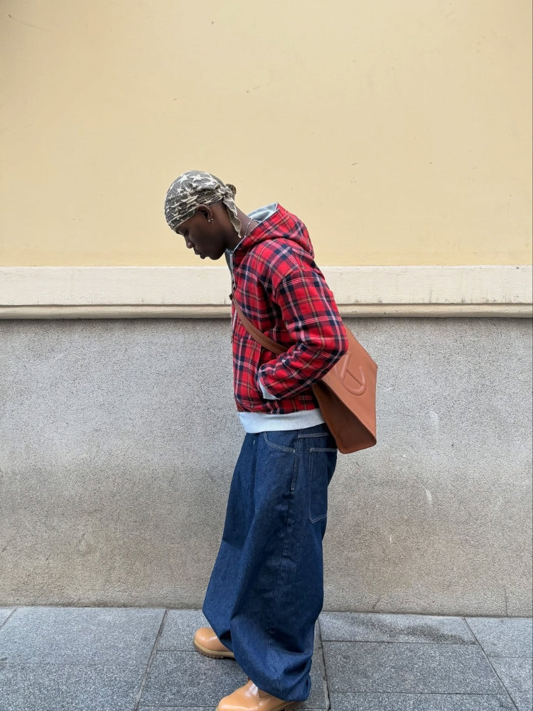 DCRB Inside Out Checkered Zipper