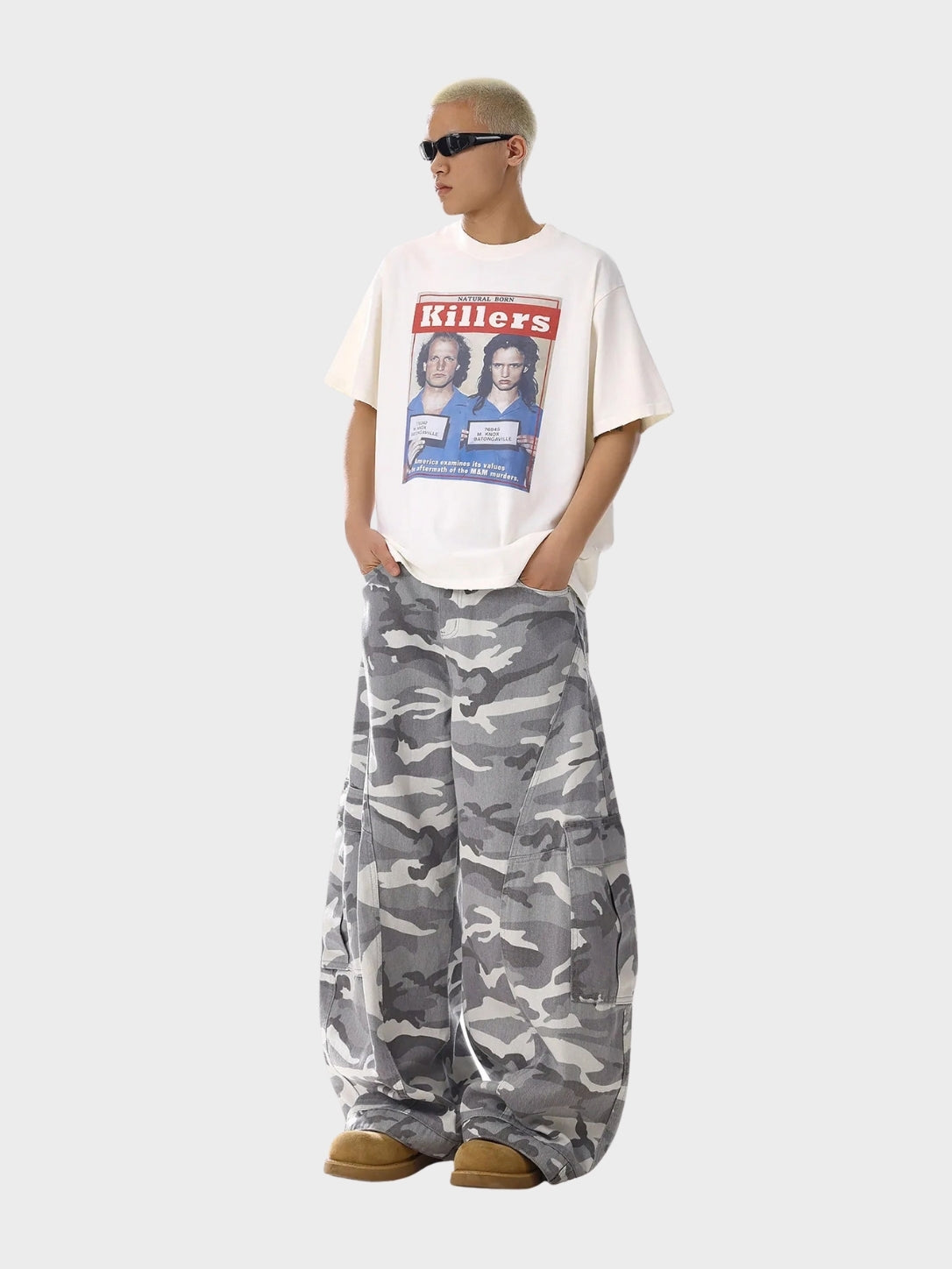 DCRB Grey Camo Cargo Denim