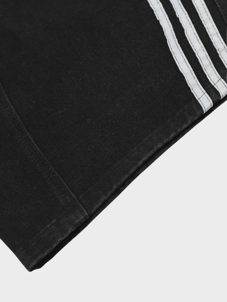 DCRB Striped Barrel Denim Jeans