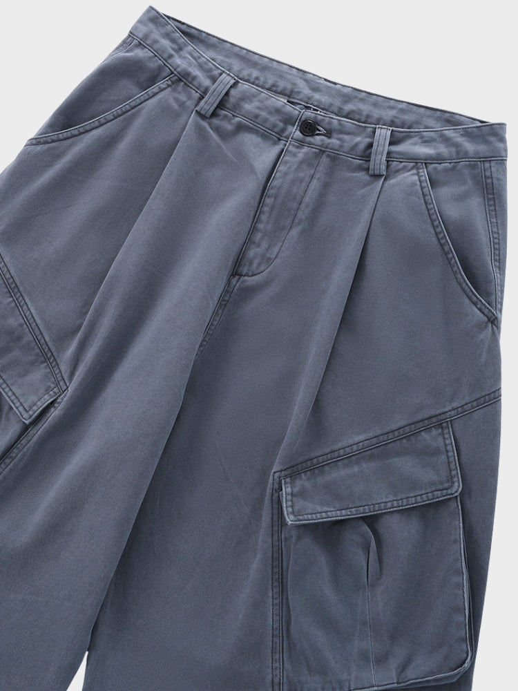 DCRB Oversized Wrinkled Cargo Denim