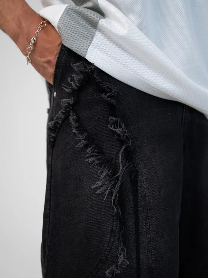 DCRB Distressed Street Denim Jorts