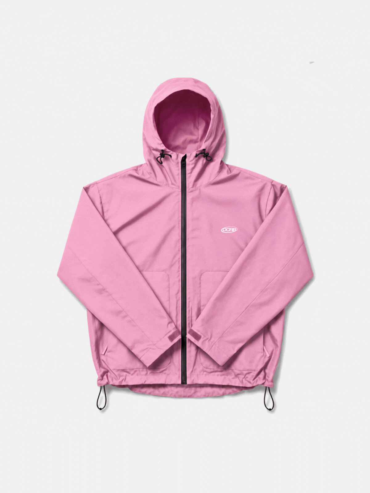 DCRB Pink Water Reactive Cheetah Rain Jacket