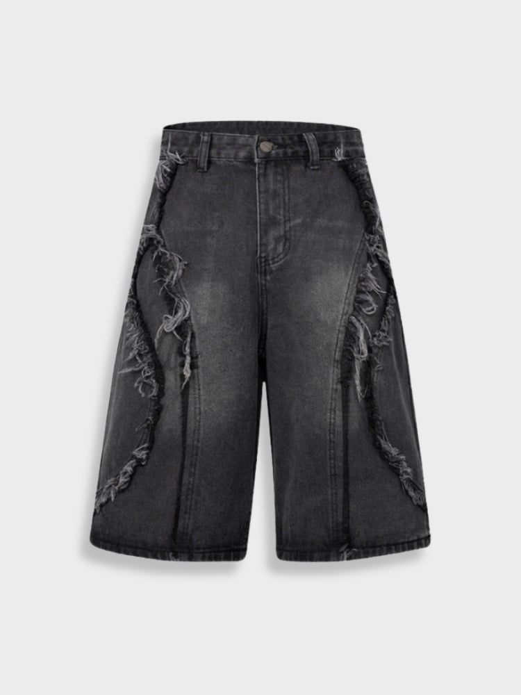 DCRB Distressed Street Denim Shorts