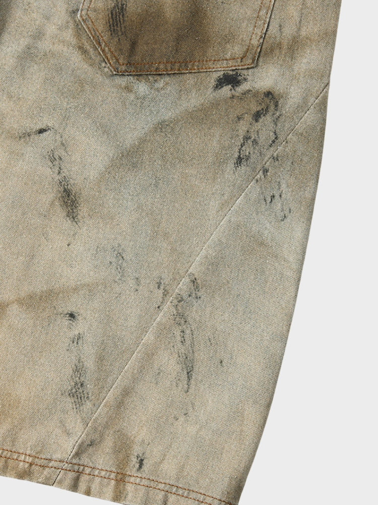 DCRB Washed Machete Capri Jorts