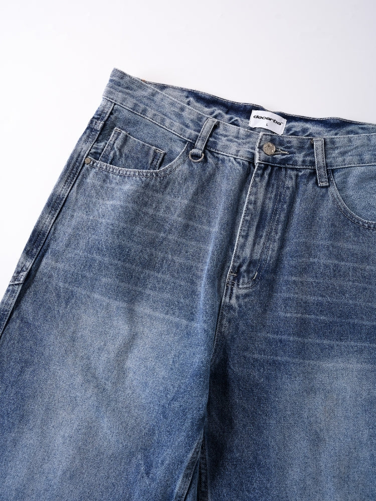 DCRB Baggy Denim Jeans - Grey/Blue