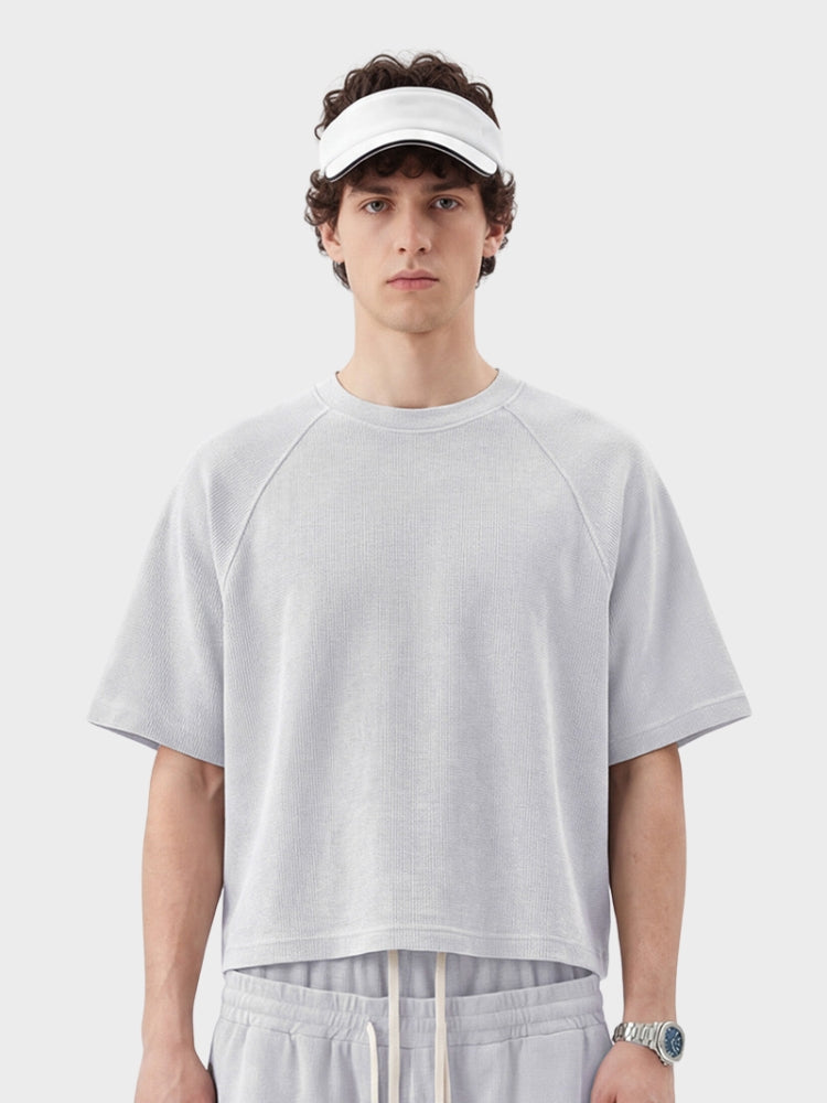 DCRB Boxy Fit Waffle Knit Tee