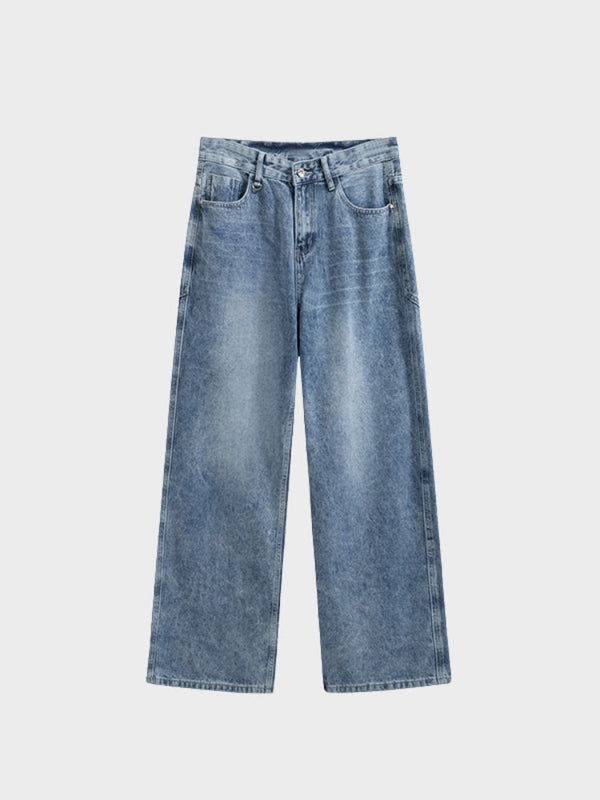 DCRB Baggy Denim Jeans - Grey/Blue