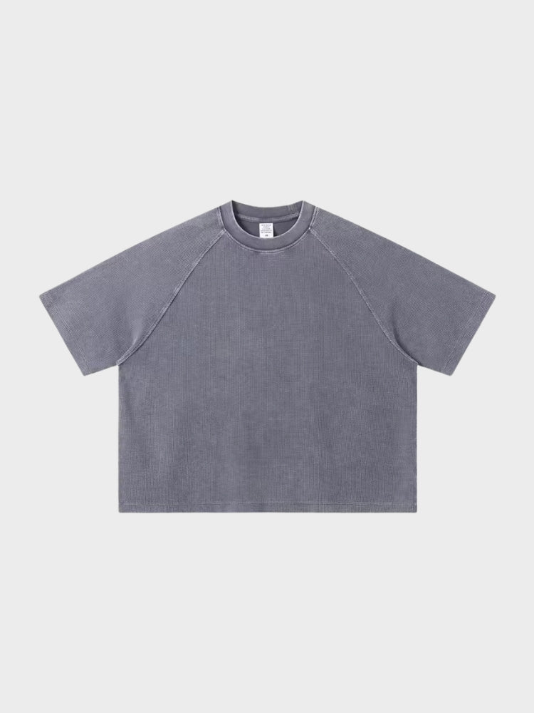 DCRB Boxy Fit Waffle Knit Tee