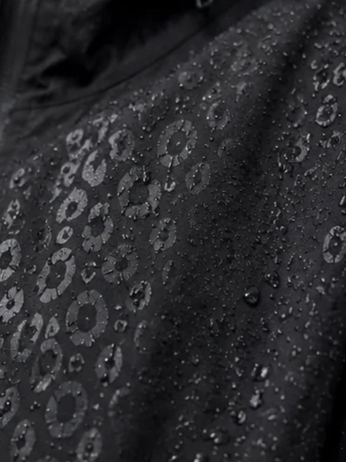DCRB Pink Water Reactive Cheetah Rain Jacket