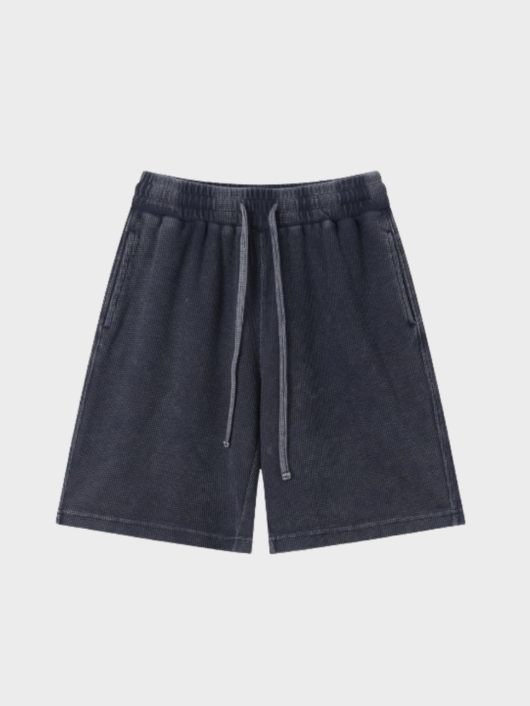 DCRB 235 GSM Washed Waffle Shorts