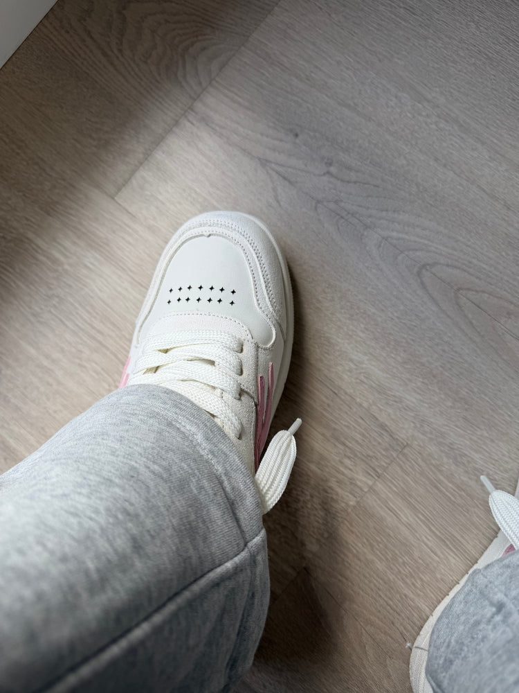 DCRB Blush Suede Sneakers