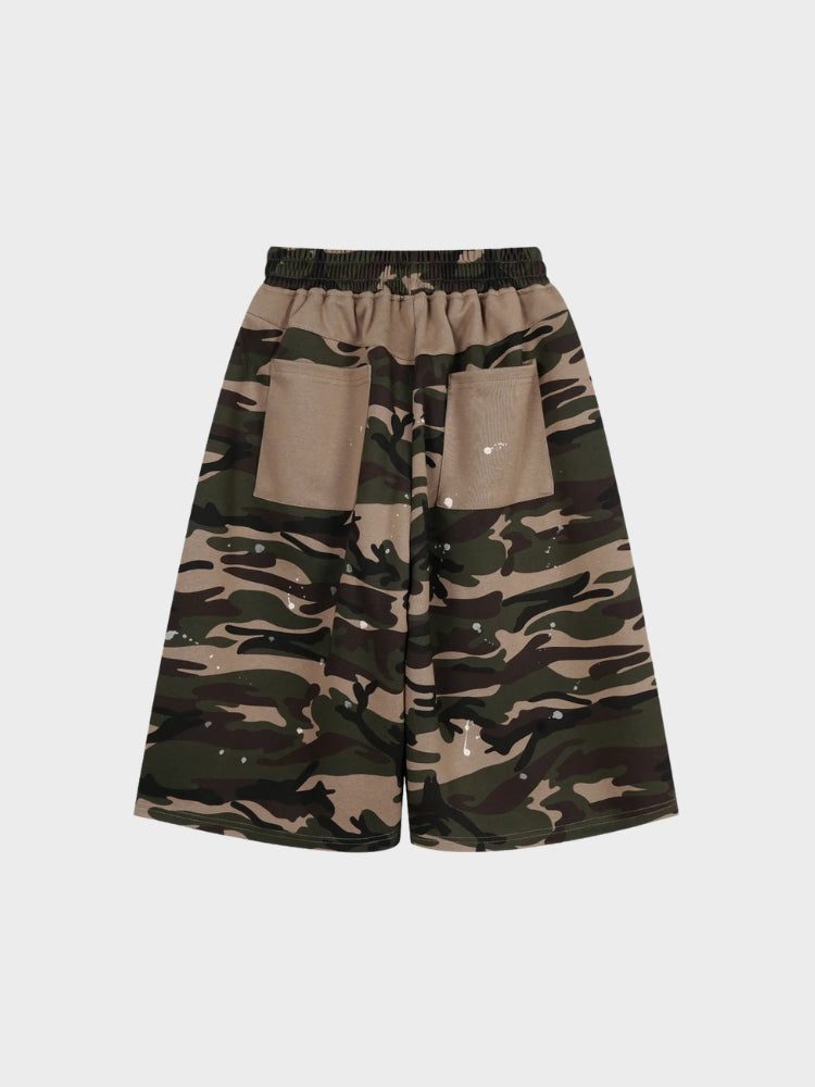 DCRB Camo Patchwork Baggy Jorts