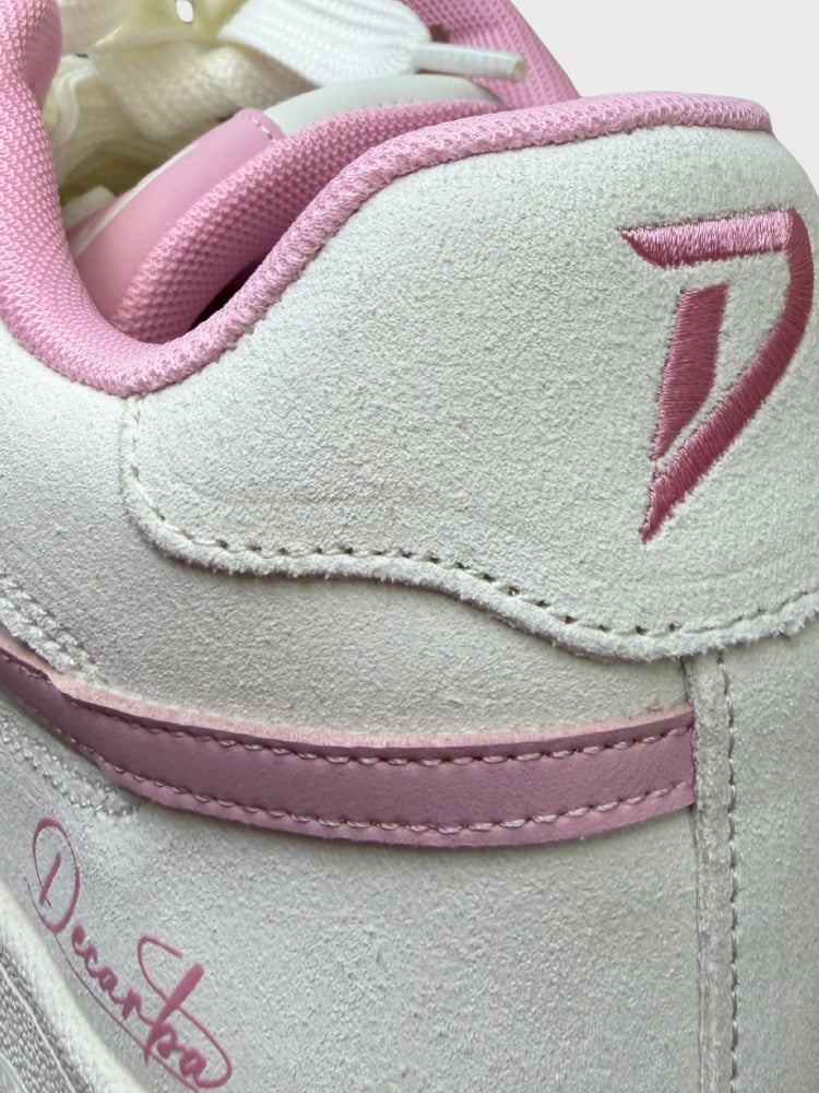 DCRB Blush Suede Sneakers