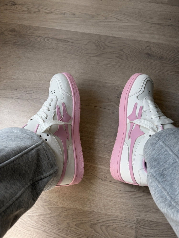 DCRB Blush Suede Sneakers