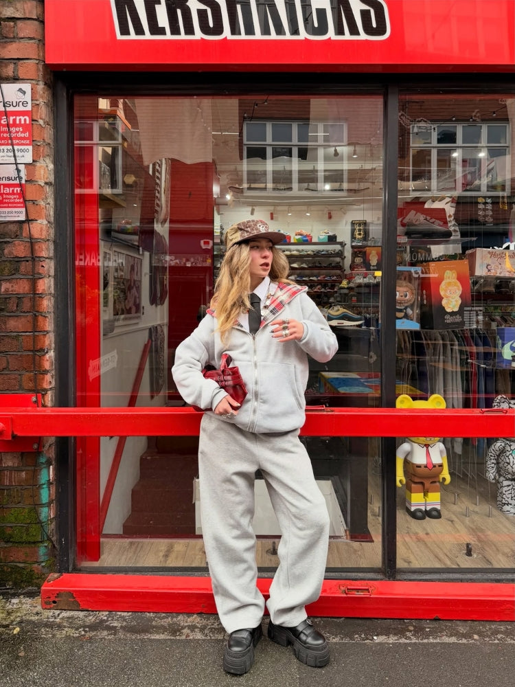 DCRB Inside Out Checkered Zipper