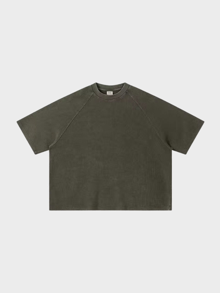 DCRB Boxy Fit Waffle Knit Tee