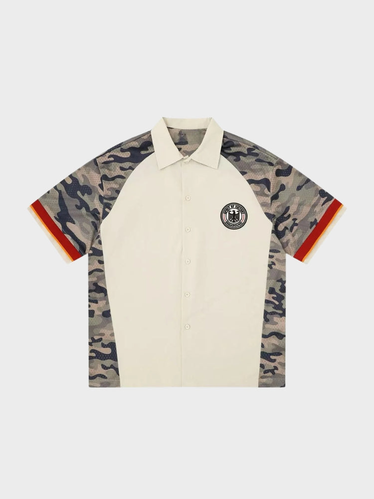 DCRB Camo Football Mesh Tee