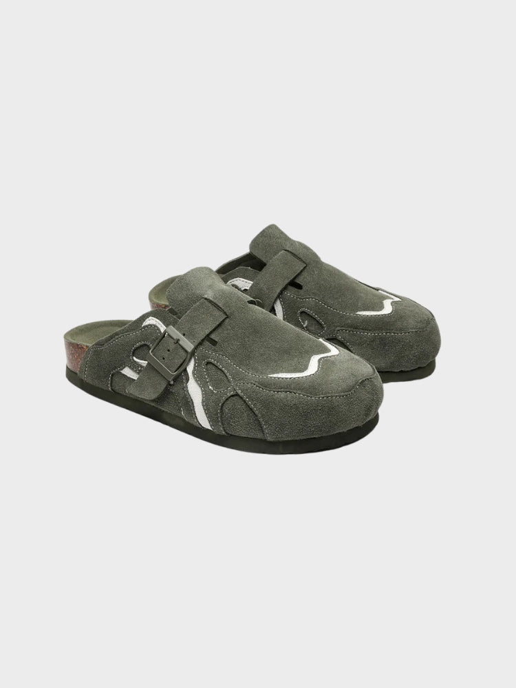 DCRB Wavey Clogs - Army Green