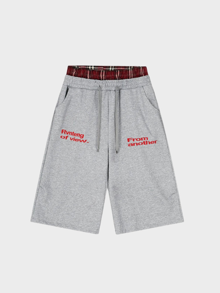 DCRB Double Waist Checkered Jogger