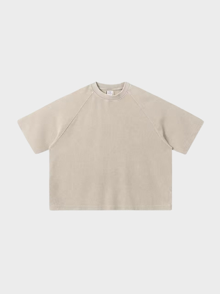 DCRB Boxy Fit Waffle Knit Tee