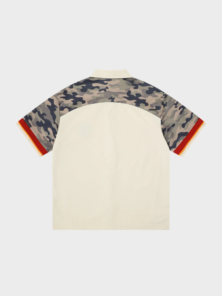 DCRB Camo Football Mesh Tee