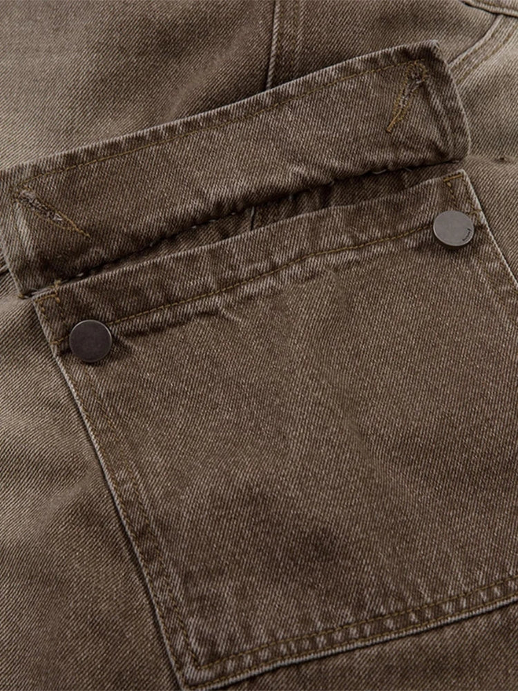 DCRB Washed Workwear Barrel Jeans