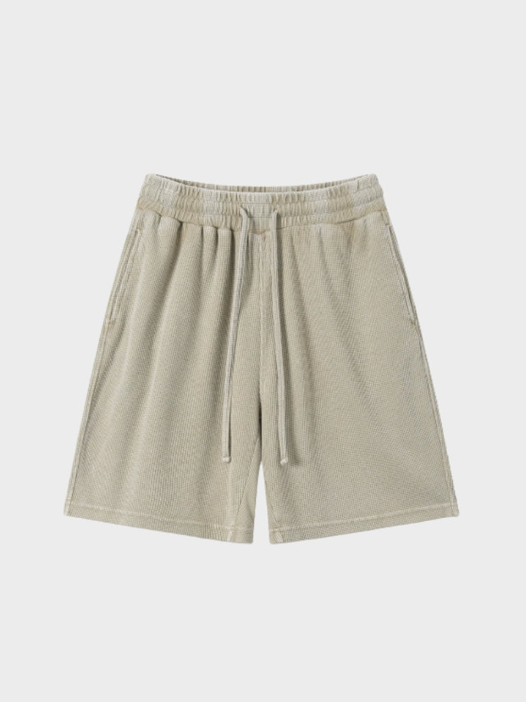 DCRB 235 GSM Washed Waffle Shorts