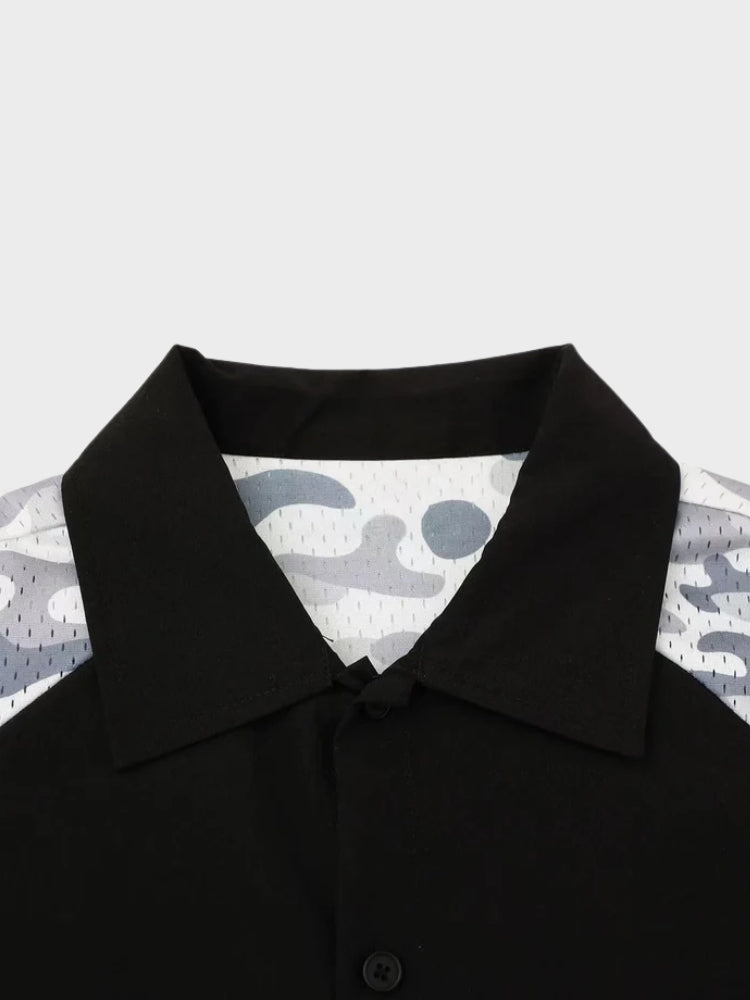 DCRB Camo Football Mesh Tee