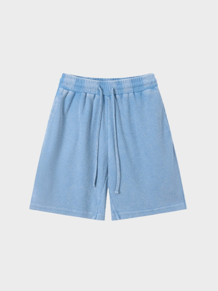 DCRB 235 GSM Washed Waffle Shorts