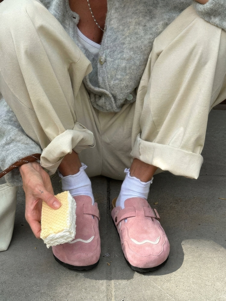 DCRB Wavey Clogs - Dusty Pink