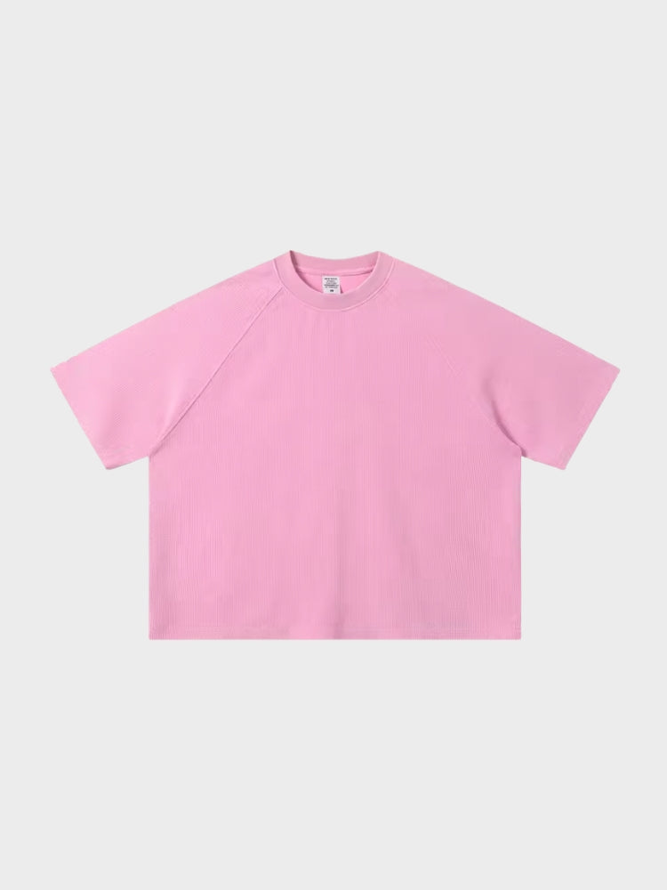 DCRB Boxy Fit Waffle Knit Tee