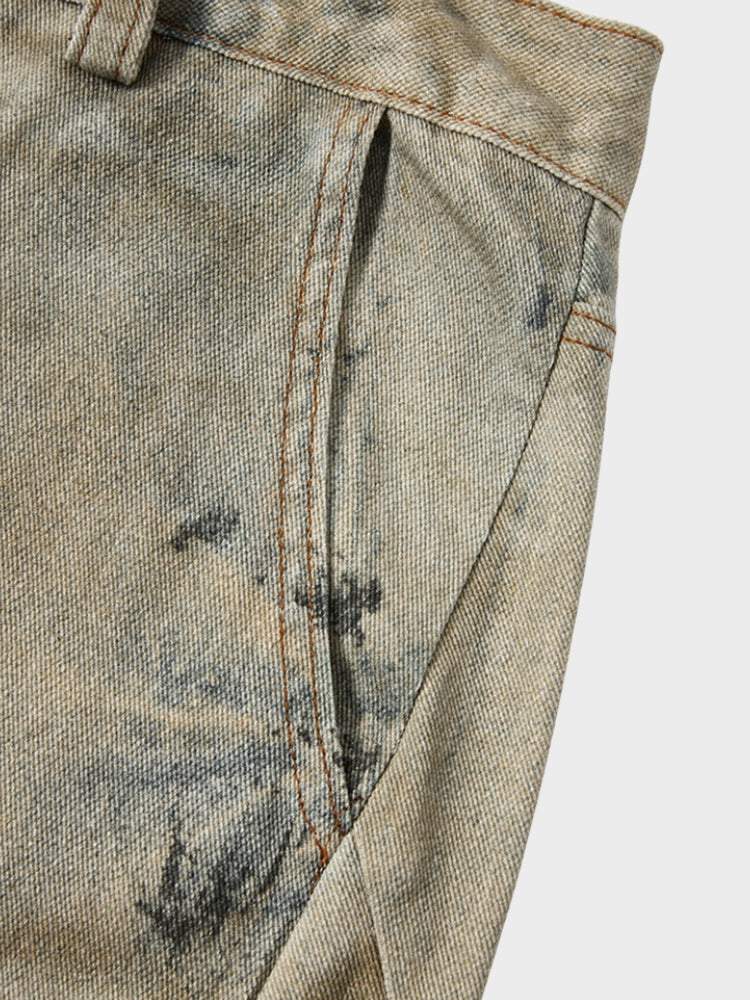 DCRB Washed Machete Capri Jorts