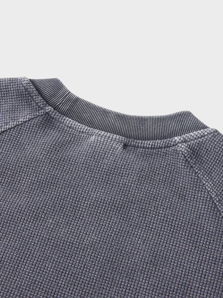 DCRB Boxy Fit Waffle Knit Tee