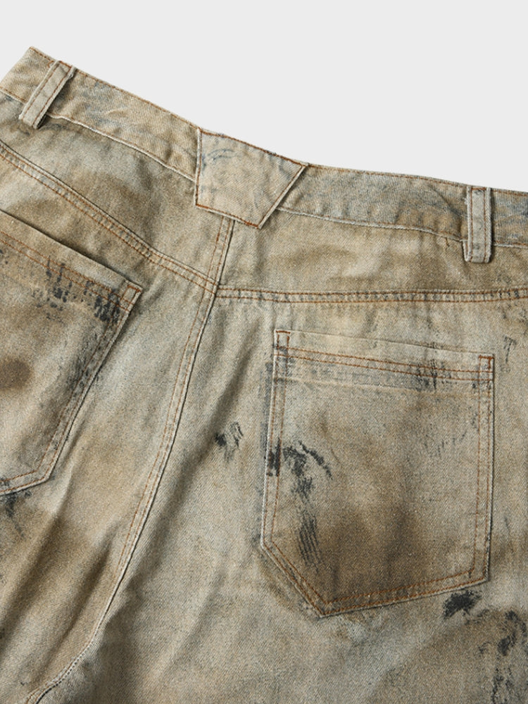 DCRB Washed Machete Capri Jorts