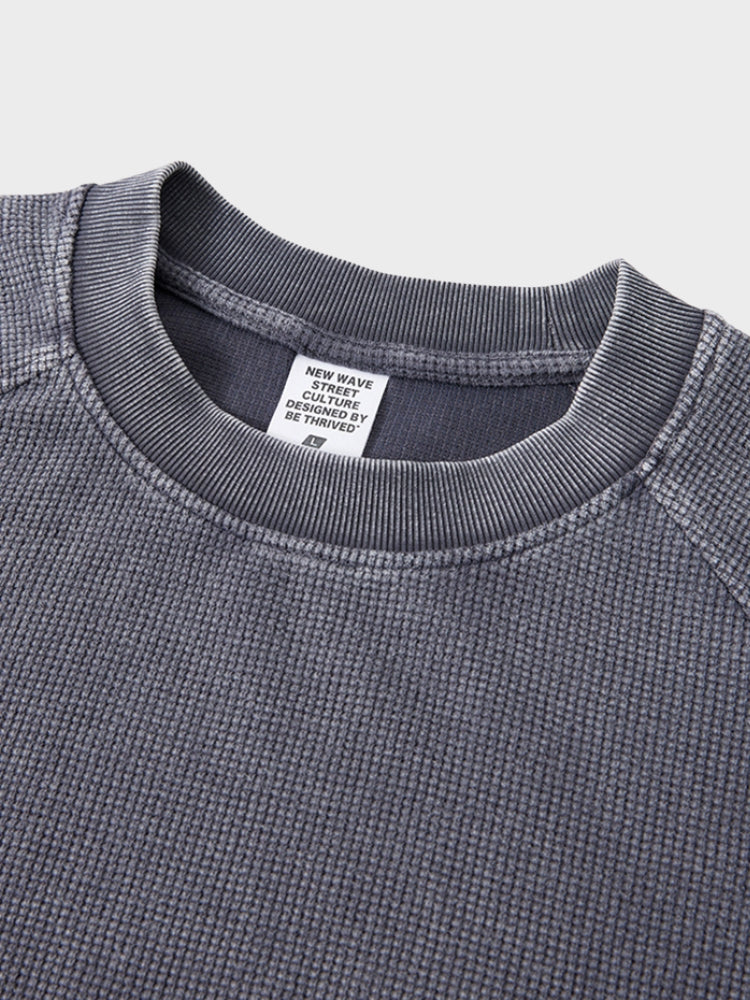 DCRB Boxy Fit Waffle Knit Tee