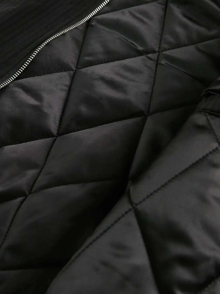 DCRB Boxy Fit Padded Coat with Fur Hoodie