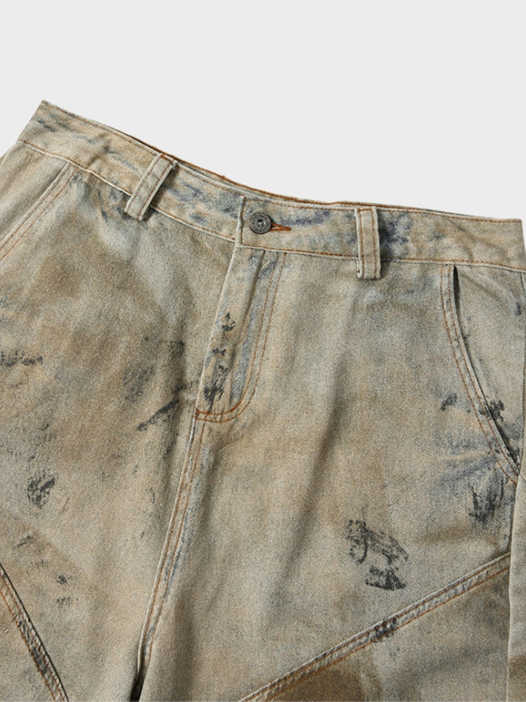 DCRB Washed Machete Capri Jorts