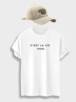 White shirt bending cap
