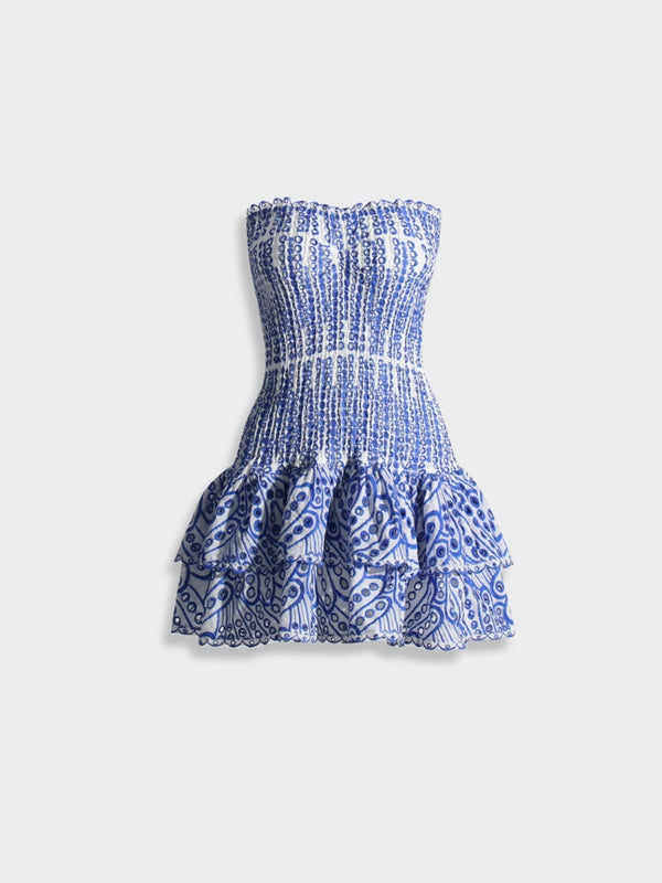 Layered Strapless Summer Dress