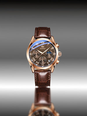 Rose Gold & Brown