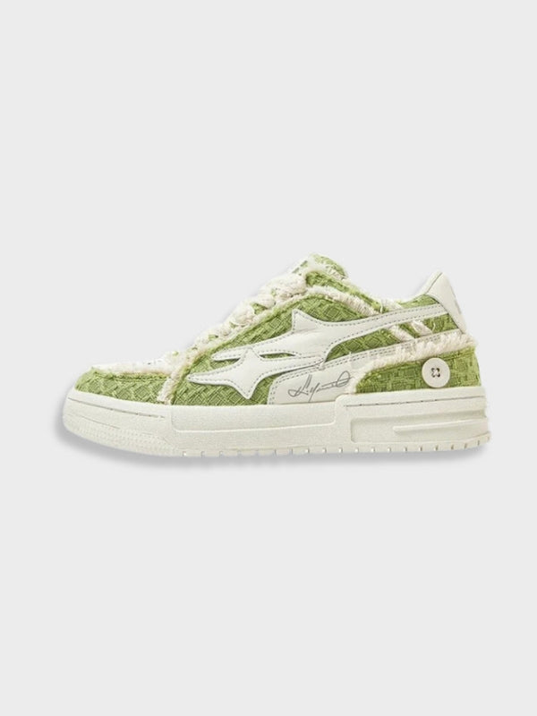 Green Y2K Sneakers